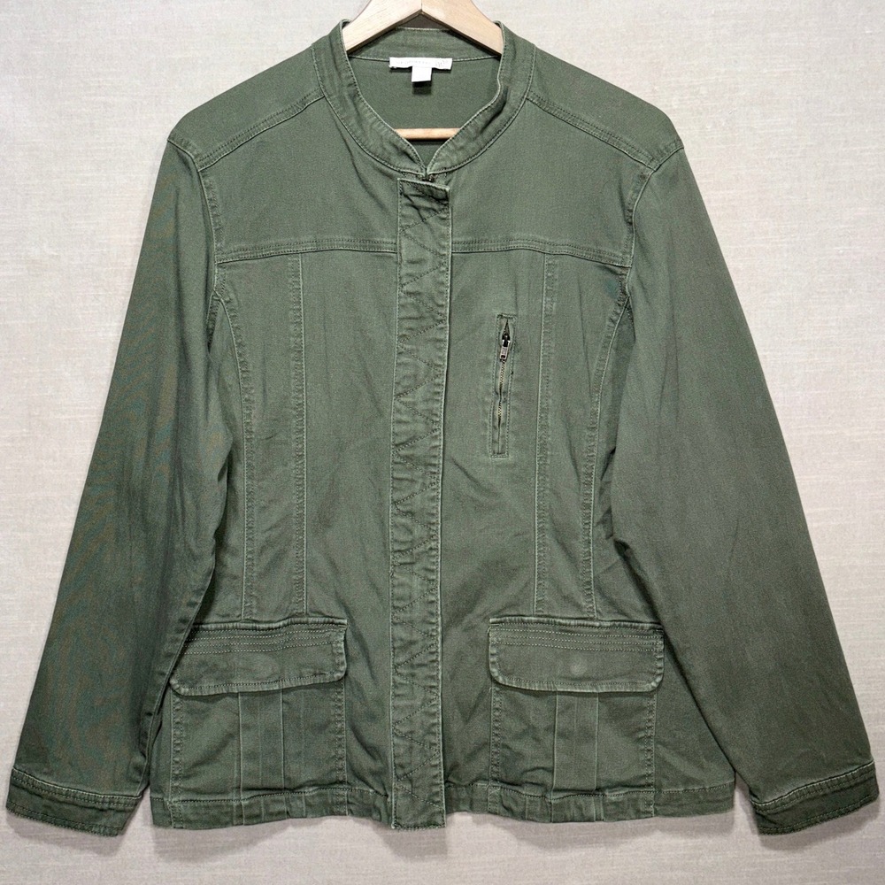 Westport 1962 Utility Jacket Womens XL Full Zip Military Field Chore Coat